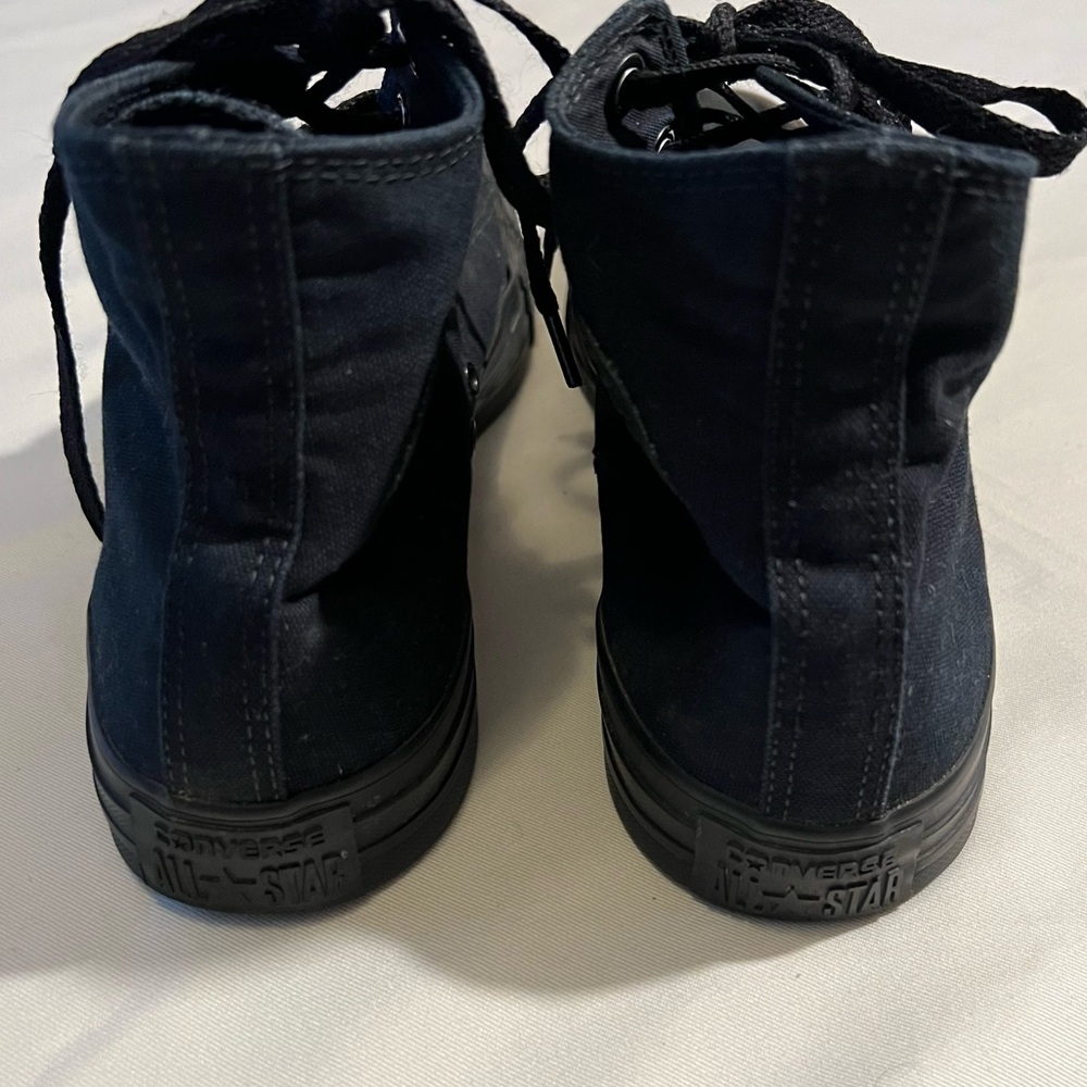 Black Converse High Top Sneakers - Picture 10 of 14